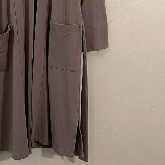 Eileen Fisher Ponte Knit Long Jacket Cardigan - Picture 6 of 6